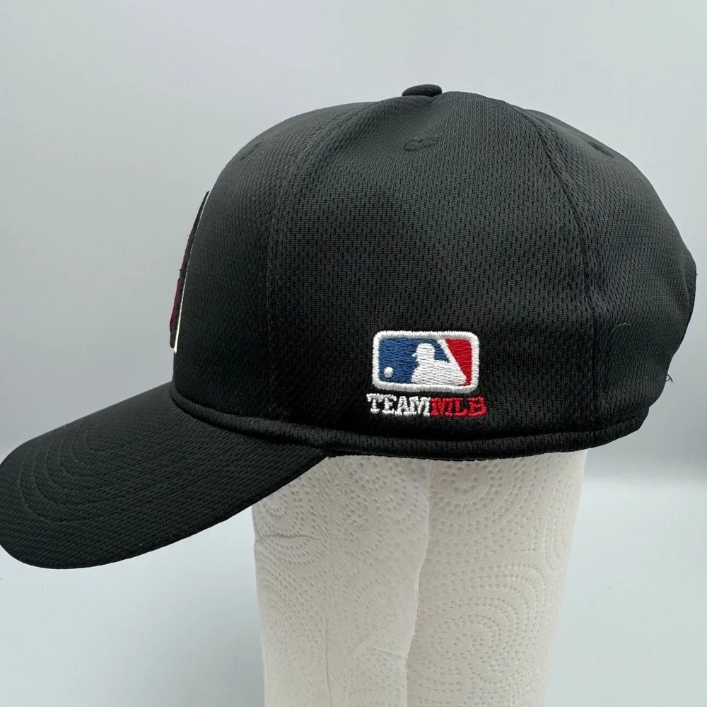 Arizona Diamondbacks MLB‎ Black Fitted Baseball Cap Hat Youth Size NWT